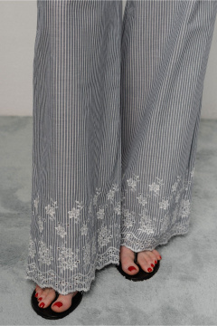 Брюки JRSy 2589 полоса_голубая - фото 3