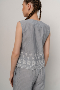 Жилет JRSy 2590 полоса_голубая - фото 2