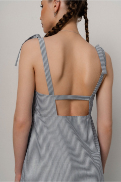 Сарафан JRSy 2596 полоса_голубая - фото 4