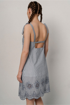 Сарафан JRSy 2596 полоса_голубая - фото 3