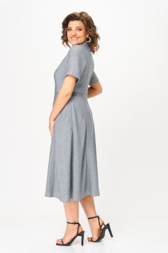Платье ANASTASIA MAK 1263 темно-серый - фото 5