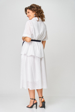 Блуза, топ, юбка ANASTASIA MAK 1282 белый - фото 3