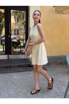 Платье THE.WOMAN 0327 сливочный - фото 4