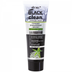 Маска для лица Belita BLACK CLEAN-МАСКА Глубоко очищающая д/лица на основе глины - фото 1