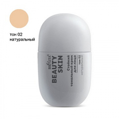Крем тональный Belita Beauty Skin-Стойкий тональный крем для лица тон 02 натуральный - фото 1