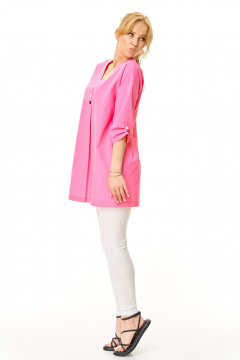 Леггинсы, туника T&N 7669 роза-белый - фото 3