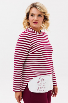 Брюки, джемпер BRELA 2421 бордовый - фото 4