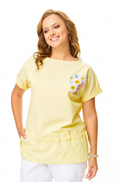 Блуза T&N 7672 сливочное_масло - фото 4