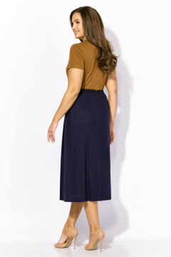 Юбка Линия Л Ю-31 темно-синий - фото 4