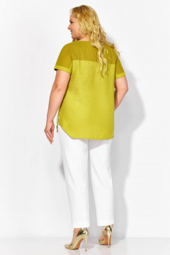 Блуза, брюки Линия Л А-2075 горчичный - фото 2