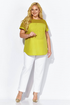 Блуза, брюки Линия Л А-2075 горчичный - фото 1