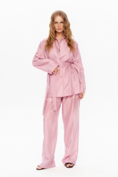 Блуза, брюки PiRS 5971 пудровый - фото 1