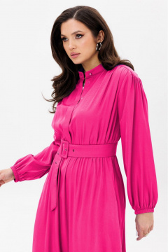Платье Mislana 1135 фуксия - фото 2