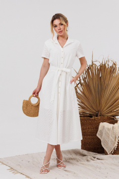 Платье AMORI 9850 молоко - фото 3