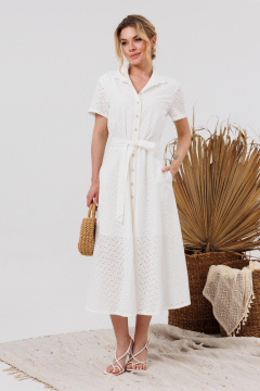 Платье AMORI 9850 молоко - фото 1