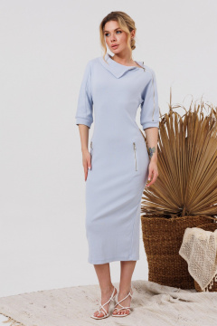 Платье AMORI 9853 голубой - фото 2