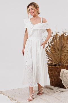 Платье AMORI 9854 молоко - фото 1