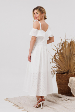 Платье AMORI 9854 молоко - фото 5