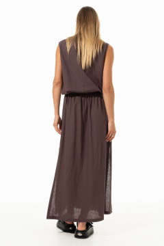 Жилет, юбка Luna 237 ромовый_изюм - фото 3