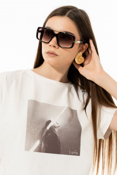 Футболка Luna 238 молоко - фото 4