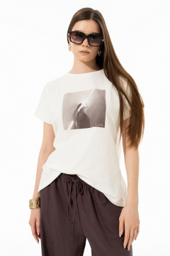 Футболка Luna 238 молоко - фото 3