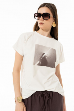 Футболка Luna 238 молоко - фото 1