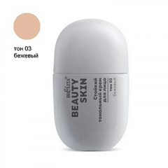 Крем тональный Belita Beauty Skin-Стойкий тональный крем для лица тон 03 бежевый - фото 1