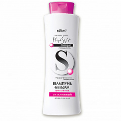 Шампунь Belita HIGH STYLE-Шампунь-бальзам Шиповник д/всех типов вол - фото 1