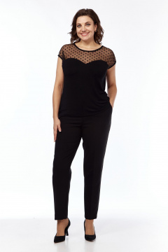 Топ Kauhanka 006 черный - фото 3