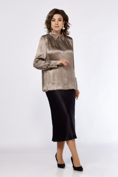 Блуза Kauhanka 009 коричневый - фото 2