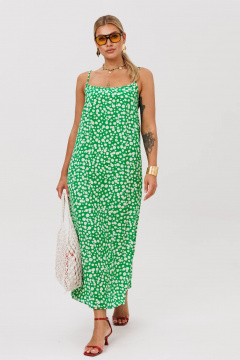 Платье Anastasia 1250 зелено-белый - фото 5