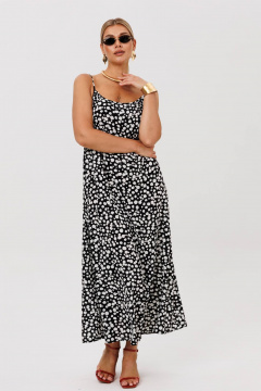 Платье Anastasia 1250 черно-белый - фото 3