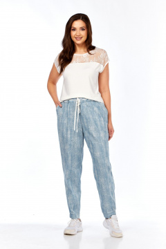 Брюки Kauhanka 017 голубой - фото 3