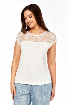 Топ Kauhanka 018 молочный - фото 4