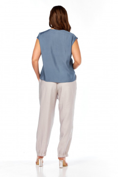 Блуза Kauhanka 020 голубой - фото 5