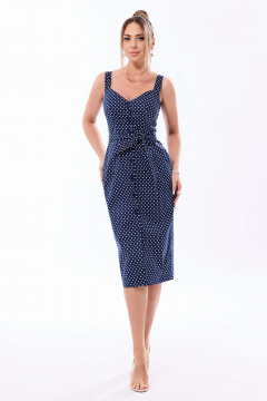 Платье Golden Valley 4664-1 синий - фото 1