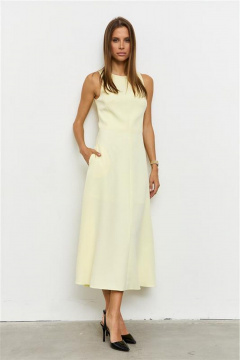 Платье Luitui R1092 желтый - фото 2