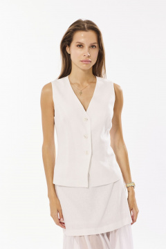 Жилет, юбка DAVA 2233 белый - фото 5