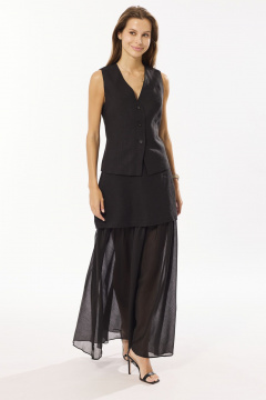 Жилет, юбка DAVA 2233 черный - фото 1