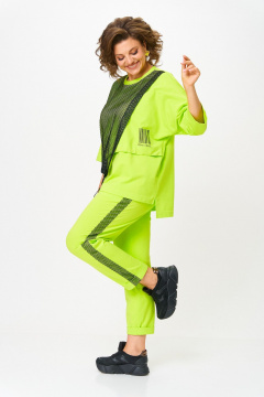 Брюки, джемпер Michel chic 1329/1 салатовый - фото 4