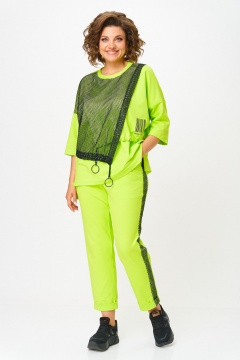 Брюки, джемпер Michel chic 1329/1 салатовый - фото 1