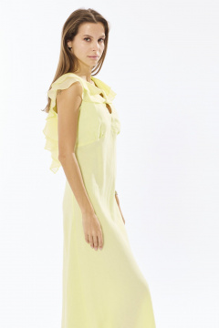 Платье DAVA 1218 желтый - фото 4