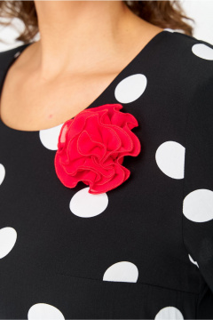 Платье DaLi 3722 черный_горох - фото 5