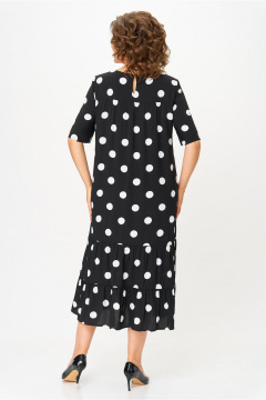 Платье DaLi 3722 черный_горох - фото 4