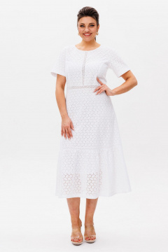 Платье Anelli 1538 белая_нежность - фото 1