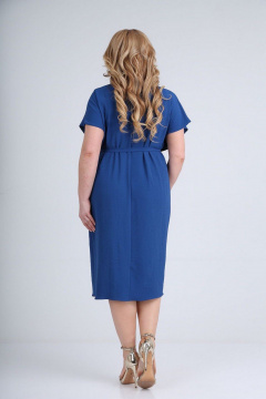 Платье Диомант 1658 джинс - фото 3
