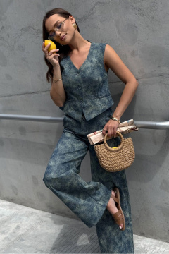 Жилет PRATA wear S039 синий - фото 4