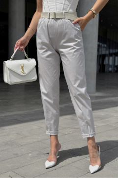 Брюки PRATA wear S035 серый - фото 3