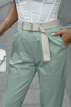 Брюки PRATA wear S035 мятный - фото 3