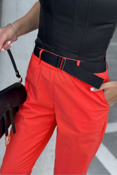 Брюки PRATA wear S035 красный - фото 4